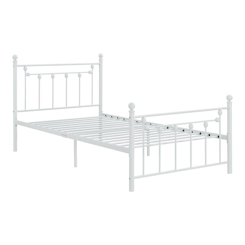 Large Picture of Coaster Furniture Canon 422736T Metal Slatted Headboard Platform Bed