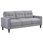 Coaster Furniture Bowen 506781 Upholstered Track Arm Tufted Sofa - Grey