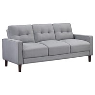 Coaster Furniture Bowen 506781 Upholstered Track Arm Tufted Sofa - Grey (Sofas - Stationary)