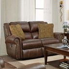 Catnapper Pickett 31322 Rocking Reclining Loveseat - Walnut