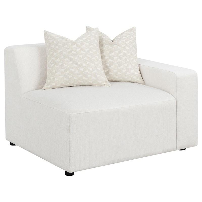 Large Picture of Coaster Furniture Freddie 551641-SETR 6 pc Upholstered Modular Sectional - Pearl