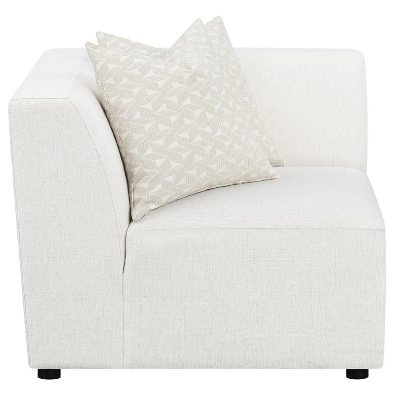 Large Picture of Coaster Furniture Freddie 551641-SETR 6 pc Upholstered Modular Sectional - Pearl