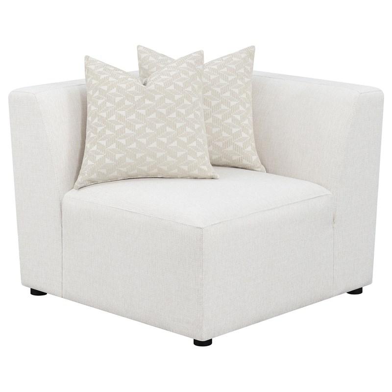 Large Picture of Coaster Furniture Freddie 551641-SETR 6 pc Upholstered Modular Sectional - Pearl