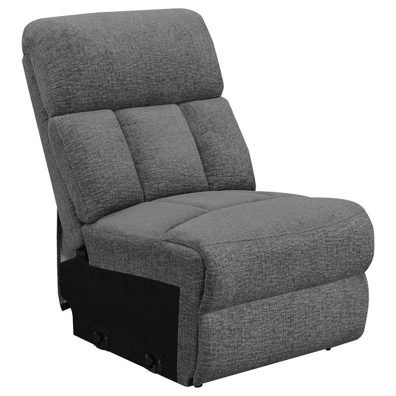 Large Picture of Coaster Furniture Bahrain 609541 Upholstered Motion Sofa - Charcoal