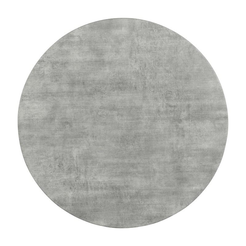 Large Picture of Coaster Furniture Hadi 736178 Round SmartTop Coffee Table - Cement and Gunmetal