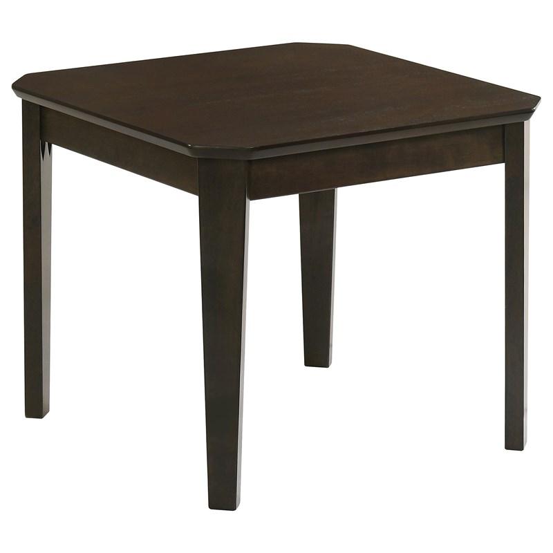 Large Picture of Coaster Furniture Amaro 736184 3-piece Coffee and End Table Set - Dark Brown