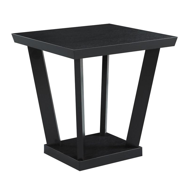 Large Picture of Coaster Furniture Aminta 753434 3-piece Coffee and End Table Set - Black
