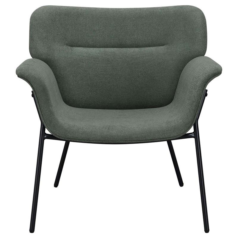 Large Picture of Coaster Furniture Davina 905613 Upholstered Flared Arm Accent Chair - Ivy