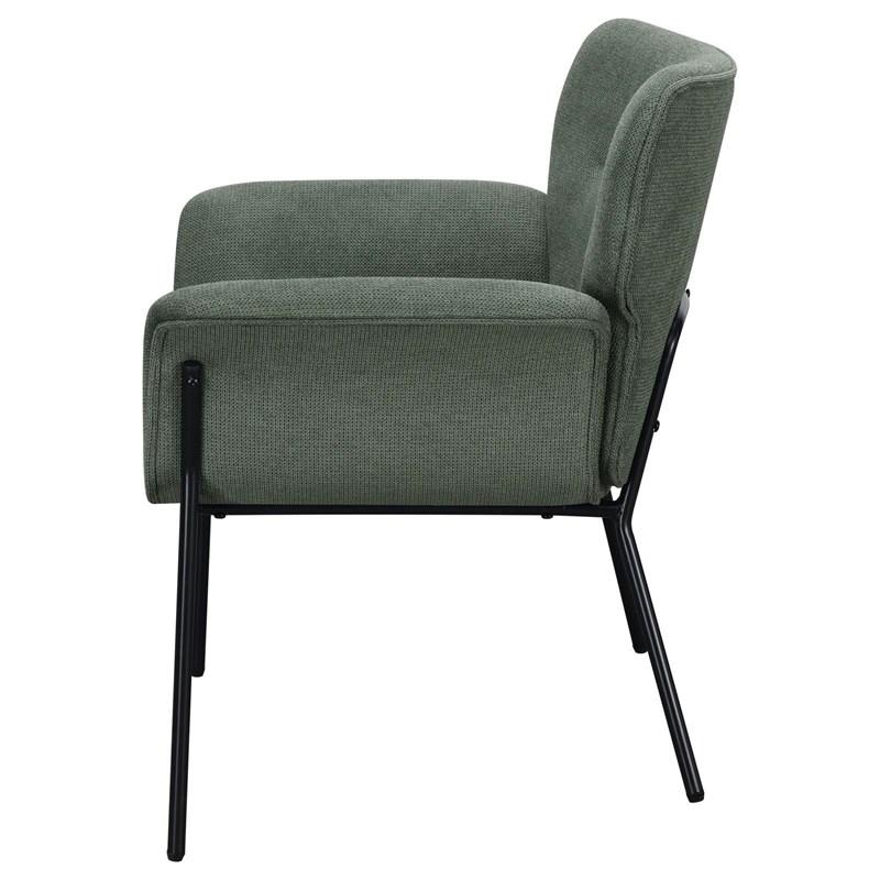 Large Picture of Coaster Furniture Davina 905613 Upholstered Flared Arm Accent Chair - Ivy