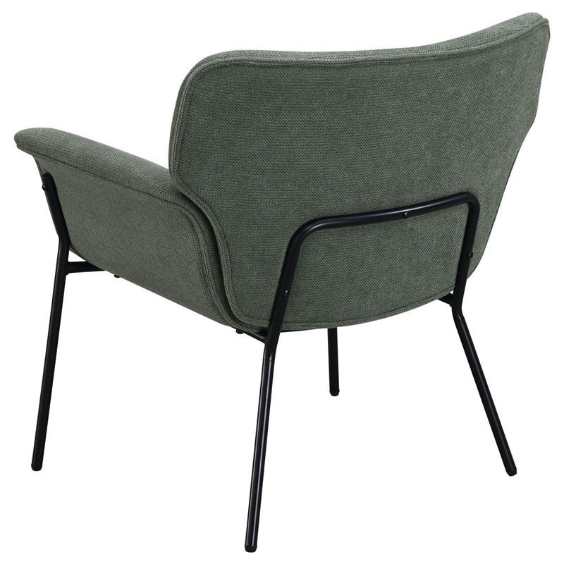 Large Picture of Coaster Furniture Davina 905613 Upholstered Flared Arm Accent Chair - Ivy