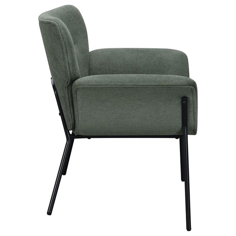Large Picture of Coaster Furniture Davina 905613 Upholstered Flared Arm Accent Chair - Ivy