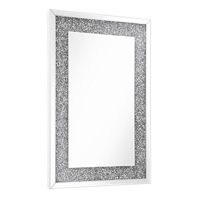 Coaster Furniture Valerie 961635 Crystal Inlay Rectangle Wall Mirror