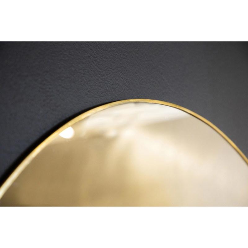Large Picture of Coaster Furniture Hermione 963485 Round Wall Mirror - Gold