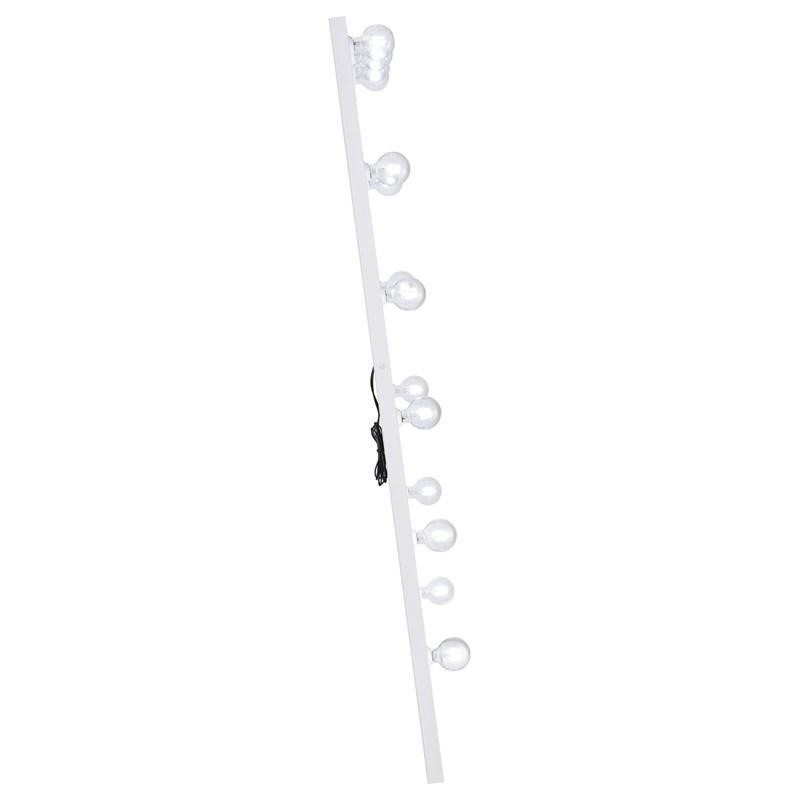 Large Picture of Coaster Furniture Zayan 969558 32 x 71 Inch Floor Mirror LED Lighting - White Gloss