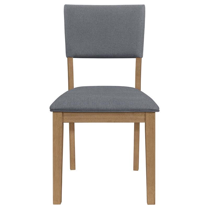 Large Picture of Coaster Furniture Sharon 104172 Fabric Upholstered Dining Side Chair - Brown