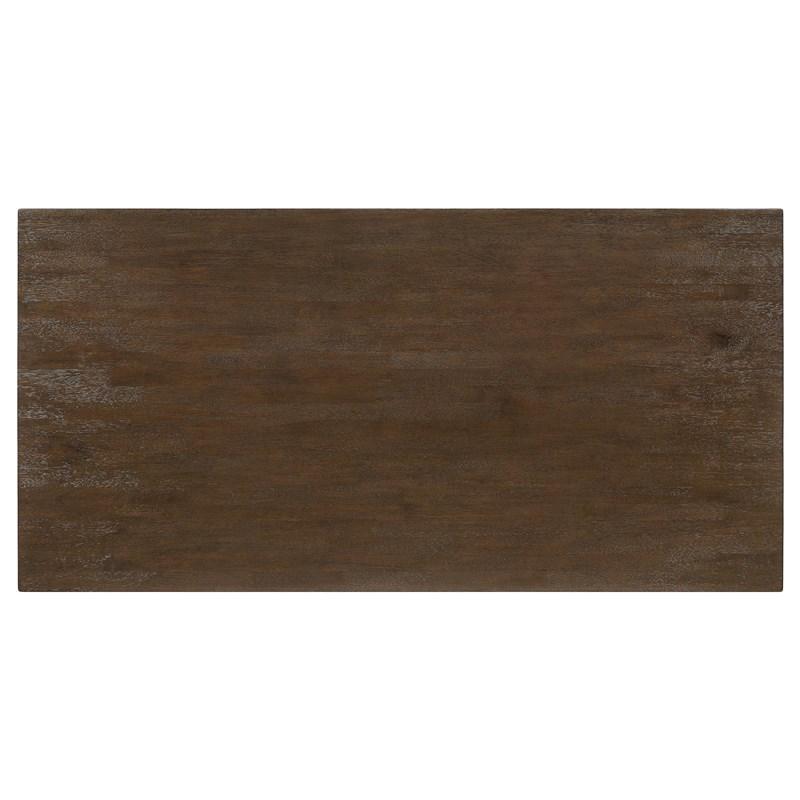 Large Picture of Coaster Furniture Reynolds 107591 Rectangular 79-inch Wood Dining Table - Brown Oak