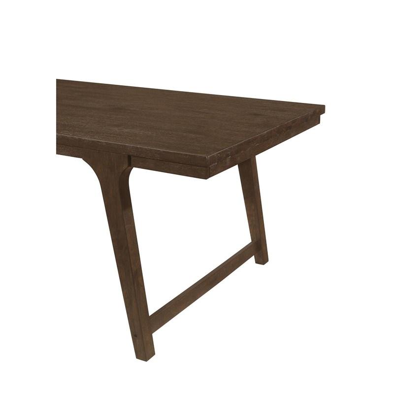 Large Picture of Coaster Furniture Reynolds 107591 Rectangular 79-inch Wood Dining Table - Brown Oak