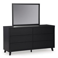 Signature Design by Ashley Danziar B1013B11 Dresser and Mirror (Dressers - 6 Drawers)