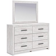 Signature Design by Ashley Cayboni B3788B1 Dresser and Mirror (Dressers - 6 Drawers)
