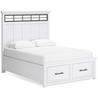 Benchcraft Ashbryn B844B2 Queen Panel Storage Bed