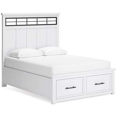 Benchcraft Ashbryn B844B2 Queen Panel Storage Bed