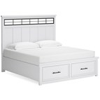 Benchcraft Ashbryn B844B4 King Panel Storage Bed