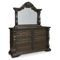 Signature Design by Ashley Maylee B947B1 Dresser and Mirror (Dressers - 6 Drawers)