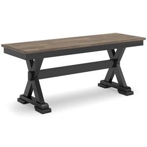 Signature Design by Ashley Wildenauer D634-00 Large Dining Room Bench (Dining Seating - Benches)