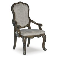 Signature Design by Ashley Maylee D947-01A Dining Upholstered Arm Chair (Dining Seating - Chairs)