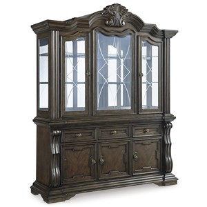 Signature Design by Ashley Maylee D947D1 Dining Buffet and Hutch (Buffets - Buffet & Hutch)