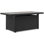 Signature Design by Ashley Beachcroft P792-773 Rectangular Fire Pit Table