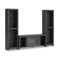 Signature Design by Ashley Cayberry W2721W2 3 pc Entertainment Center with Electric Fireplace (Entertainment Centers)