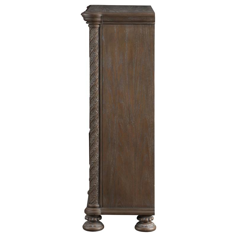 Large Picture of Coaster Furniture Emmett 224445 5-drawer Chest - Walnut