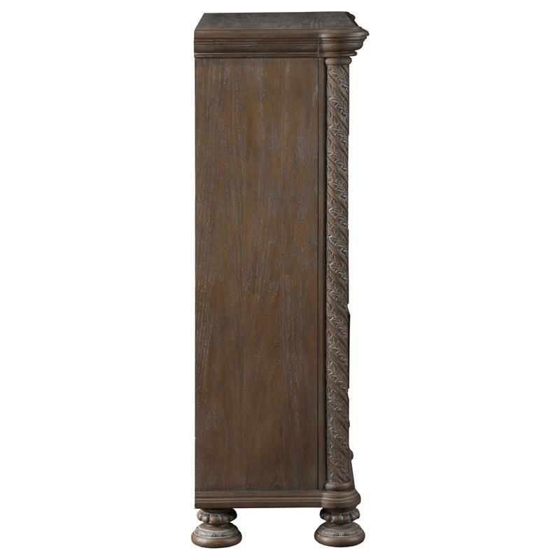 Large Picture of Coaster Furniture Emmett 224445 5-drawer Chest - Walnut