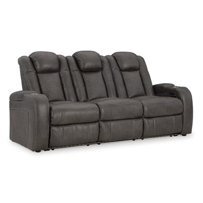 Signature Design by Ashley Fyne-Dyme 3660215 Power Reclining Sofa with Adjustable Headrest