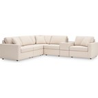 Signature Design by Ashley Modmax 92103S7 6 pc Sectional with Storage Console