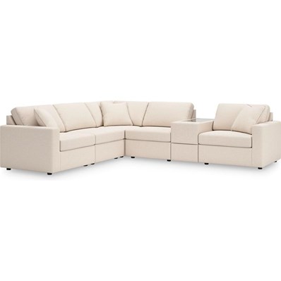 Signature Design by Ashley Modmax 92103S7 6 pc Sectional with Storage Console