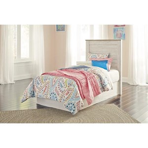 Signature Design by Ashley Willowton B267-53 Twin Panel Headboard (Bed Components - Headboard)