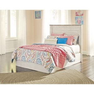 Signature Design by Ashley Willowton B267-87 Full Panel Headboard (Bed Components - Headboard)