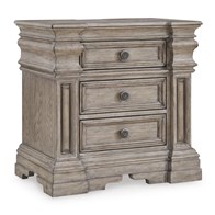 Signature Design by Ashley Blairhurst B916-93 Three Drawer Night Stand (Nightstands - 3 Drawers)