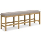 Signature Design by Ashley Havonplane D773-09 XL Counter Upholstered Dining Room Bench