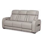 Signature Design by Ashley Boyington U2710515 Power Reclining Sofa with Adjustable Headrest