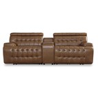 Signature Design by Ashley Temmpton U92708S2 3 pc Power Reclining Sectional Loveseat with Console