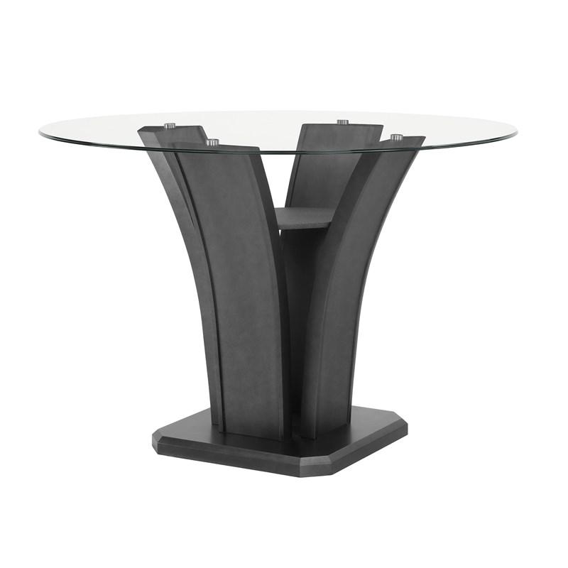 Large Picture of Crown Mark Camelia 1716T-54RD Round Counter Height Table