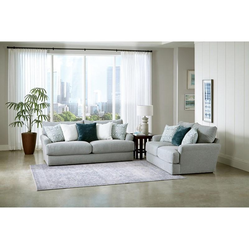 Large Picture of Jackson Furniture Howell 348203 Sofa - Seafoam