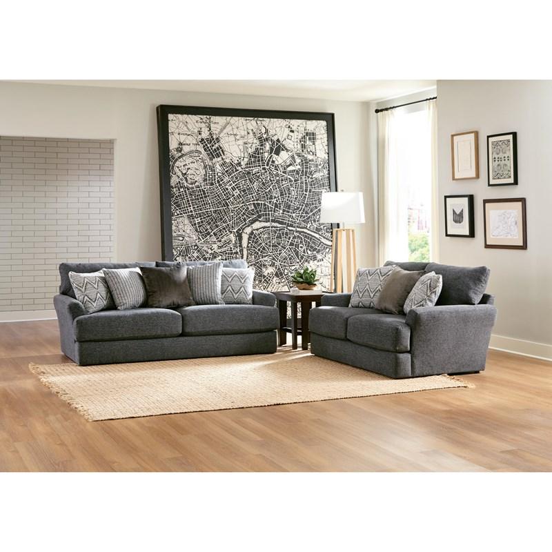 Large Picture of Jackson Furniture Howell 348202 Loveseat - Night