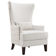Coaster Furniture Pippin 904066 Upholstered High Wingback Accent Chair - Latte (Accent Chairs - Stationary)