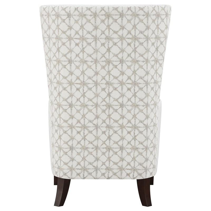 Large Picture of Coaster Furniture Pippin 904066 Upholstered High Wingback Accent Chair - Latte