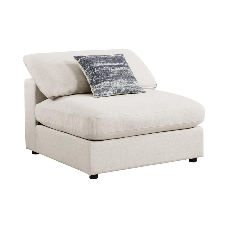 Large Picture of Coaster Furniture Serene 551321-SETA 4 pc Upholstered Modular Sectional - Beige
