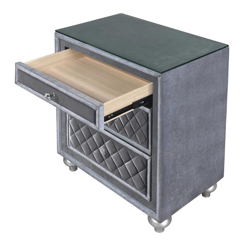 Large Picture of Crown Mark Cameo B2100-2 Nightstand